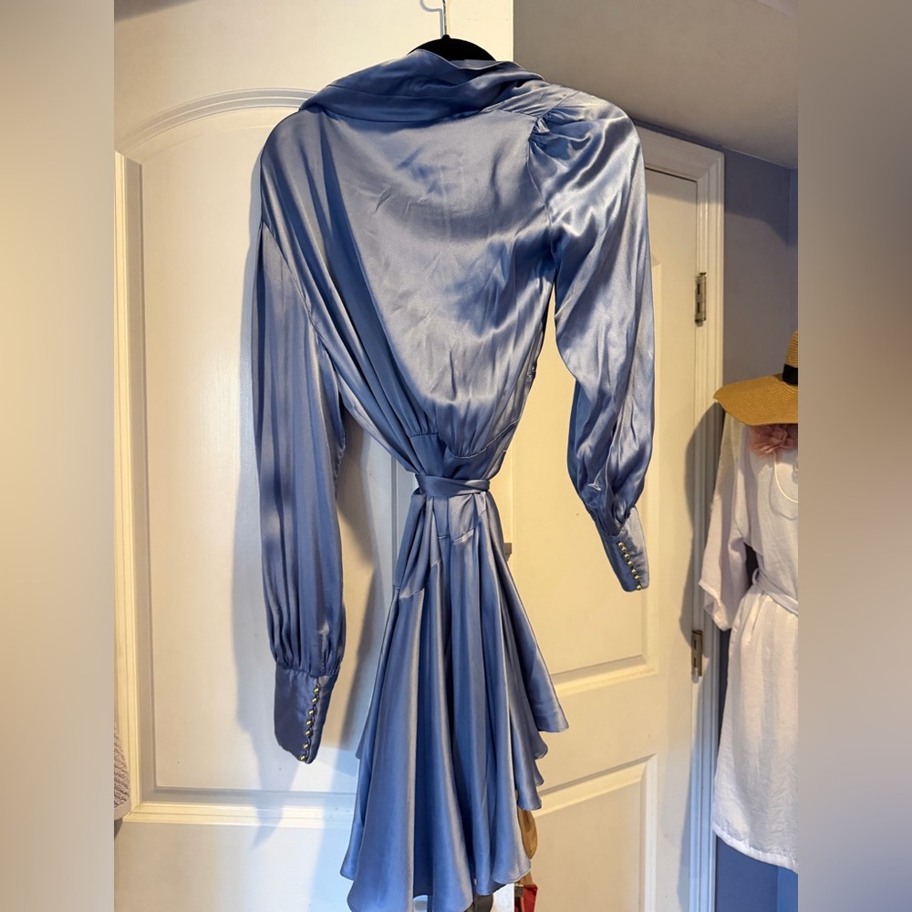zimmermann silk wrap dress - Picture 5 of 10